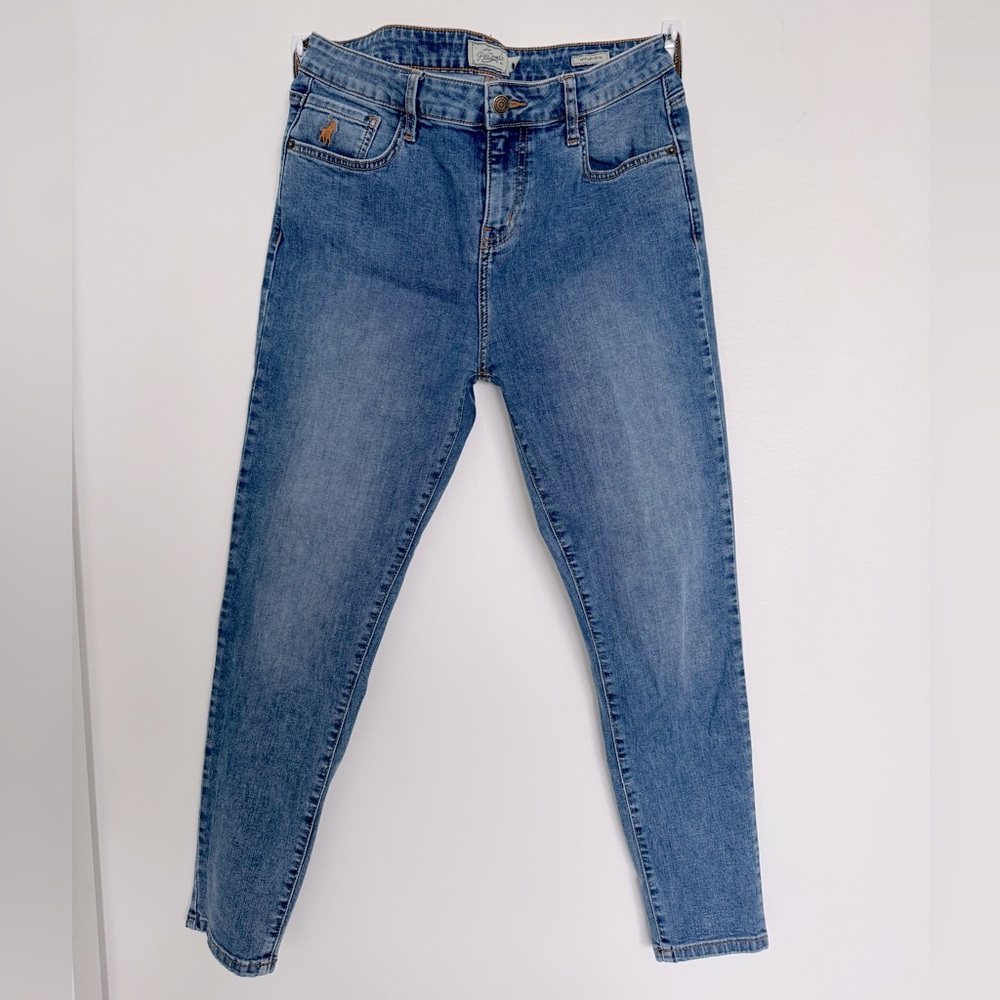Ralph Lauren Polo Jeans Co Mid Rise Slim medium blue jeans